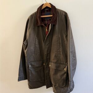 G.H. Bass & Co. Olive Jacket with Corduroy Collar